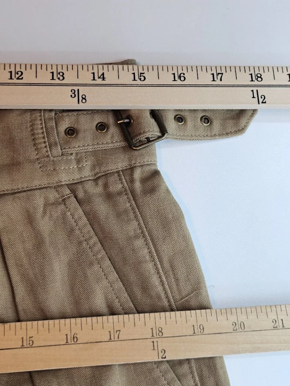Banana Republic Heritage Explorer Pant Utilitarian Khaki Women Size 10 High Rise